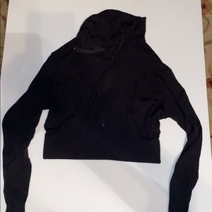 ‘body wrappers’ black cropped top small woman